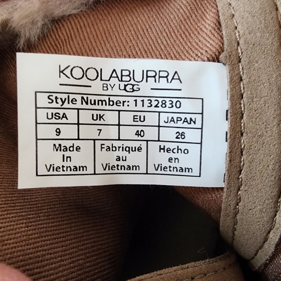 Like New Ugg Koolaburra Berea Fuzz Ankle Boot - Picture 11 of 11